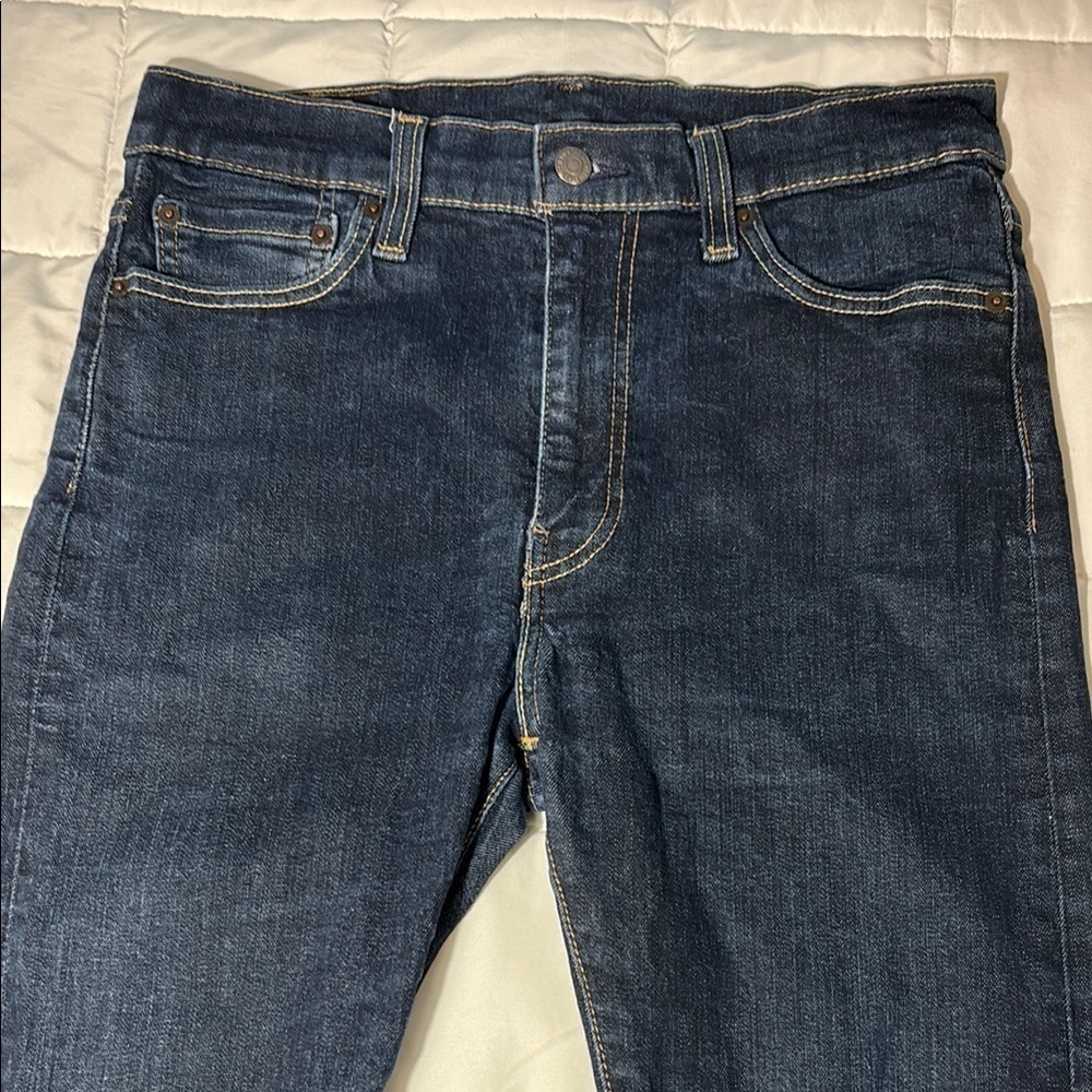 Levi's 510 Blue Straight Jeans Classic Style - Picture 4 of 11